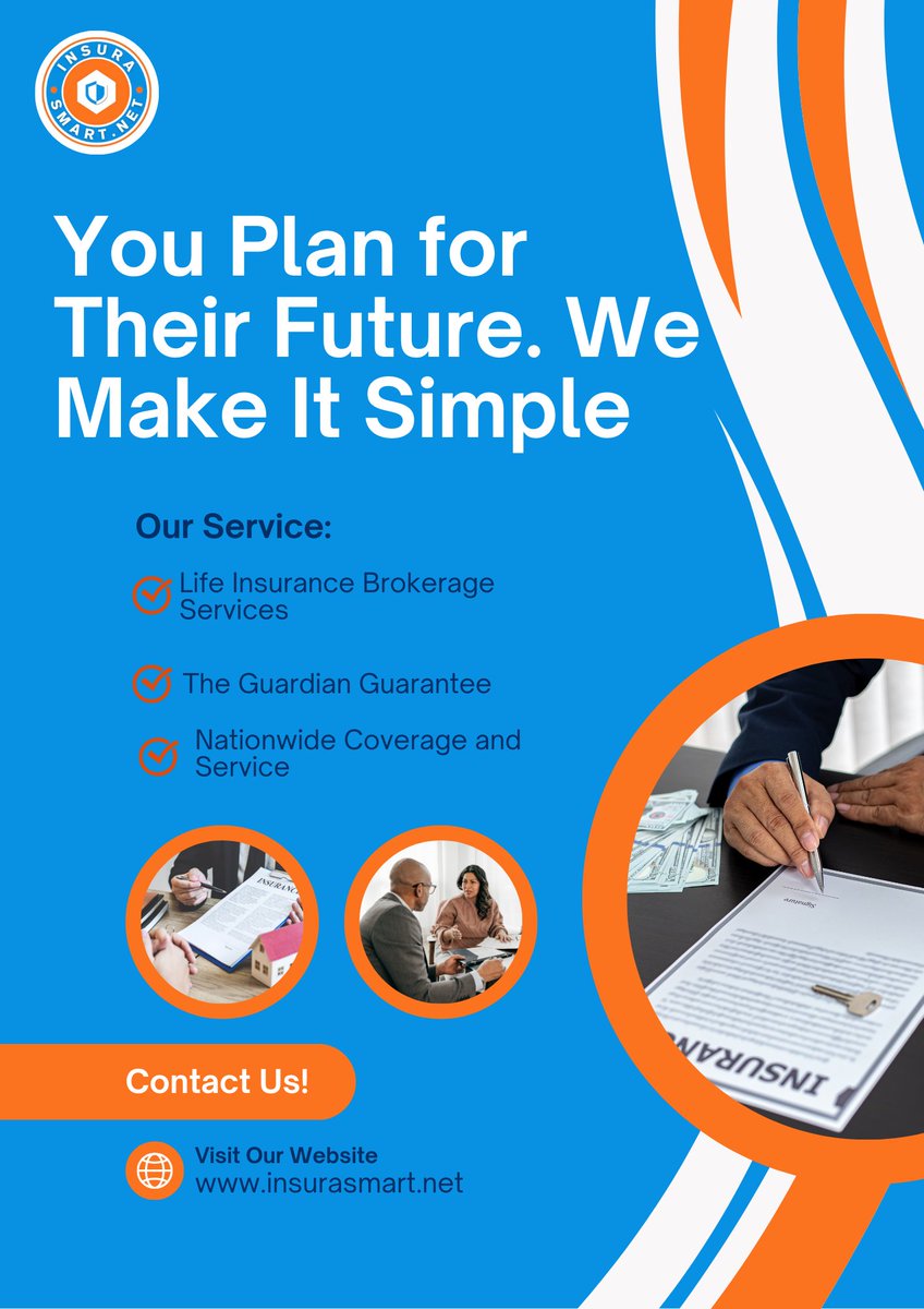 Insurasmartnet's tweet image. InsuraSmart.Net takes the guesswork out of life insurance. Our Guardian Guarantee means no exams, no stress – just secure coverage that’s easy on your budget. Discover life insurance as it should be: personalized, affordable, and hassle-free. Protect those who matter most