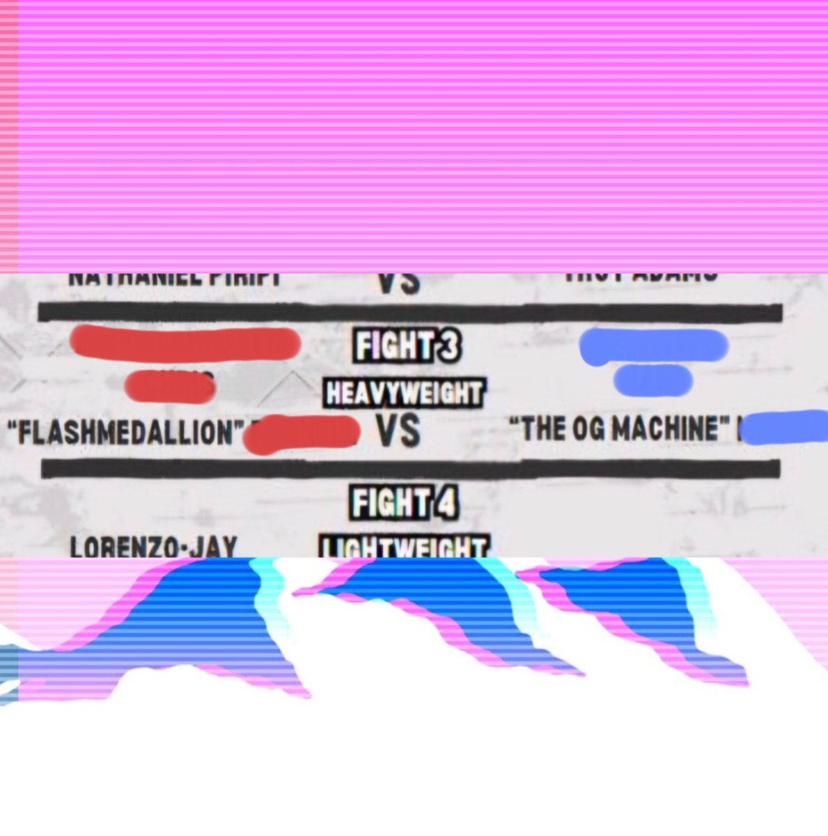 for some reason they're not doing photo fight cards this time around so this is all you guys get

trust me i look like a fighter