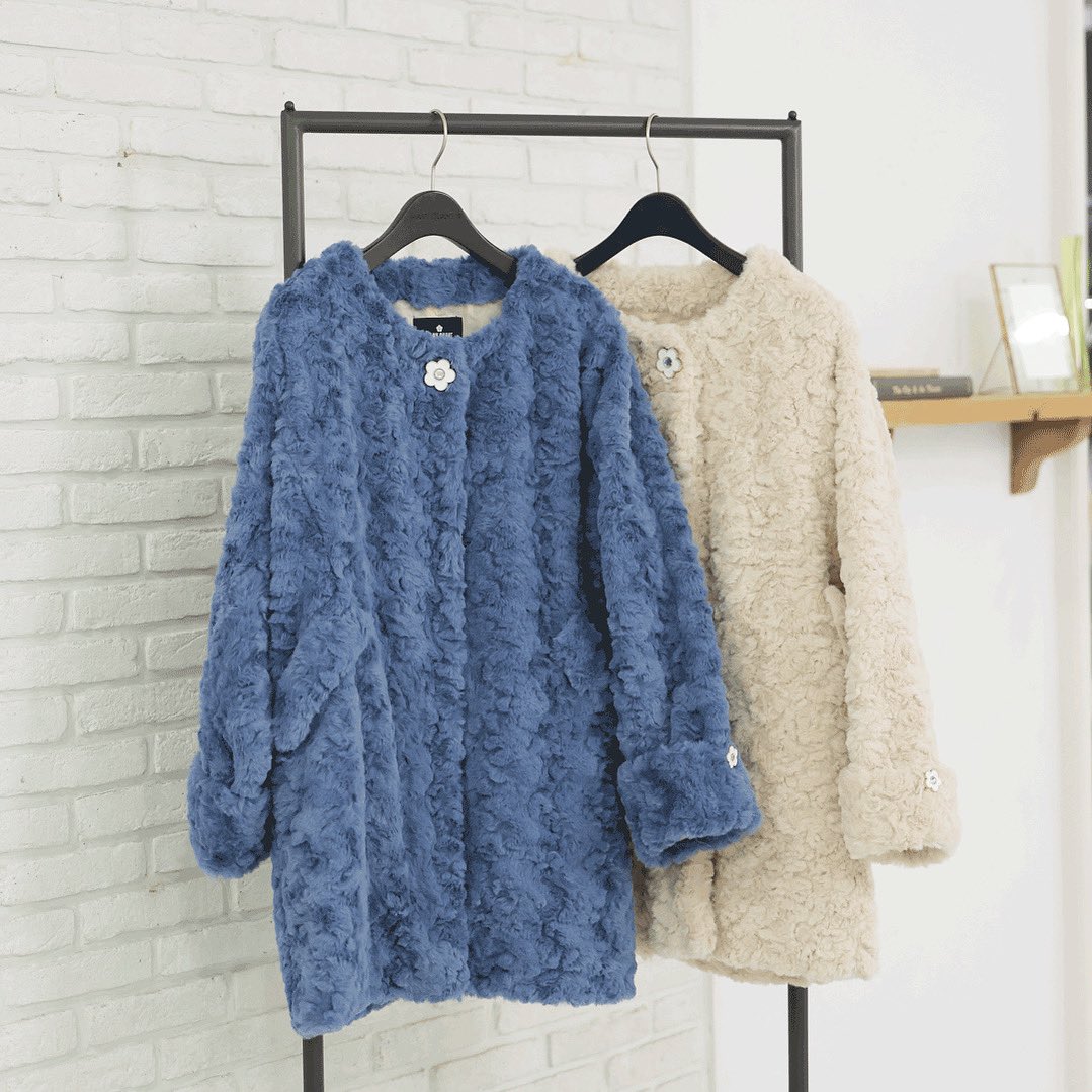 ◇MARY QUANT◇ファークリスタルデイジー ロングコート ◇MARY QUANT◇ファークリスタルデイジー ロングコート