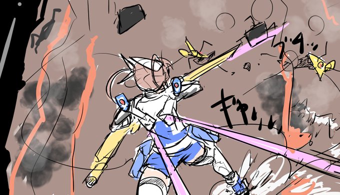 マントル付近で巨大なAMF体から現れたなぞの生物たち 