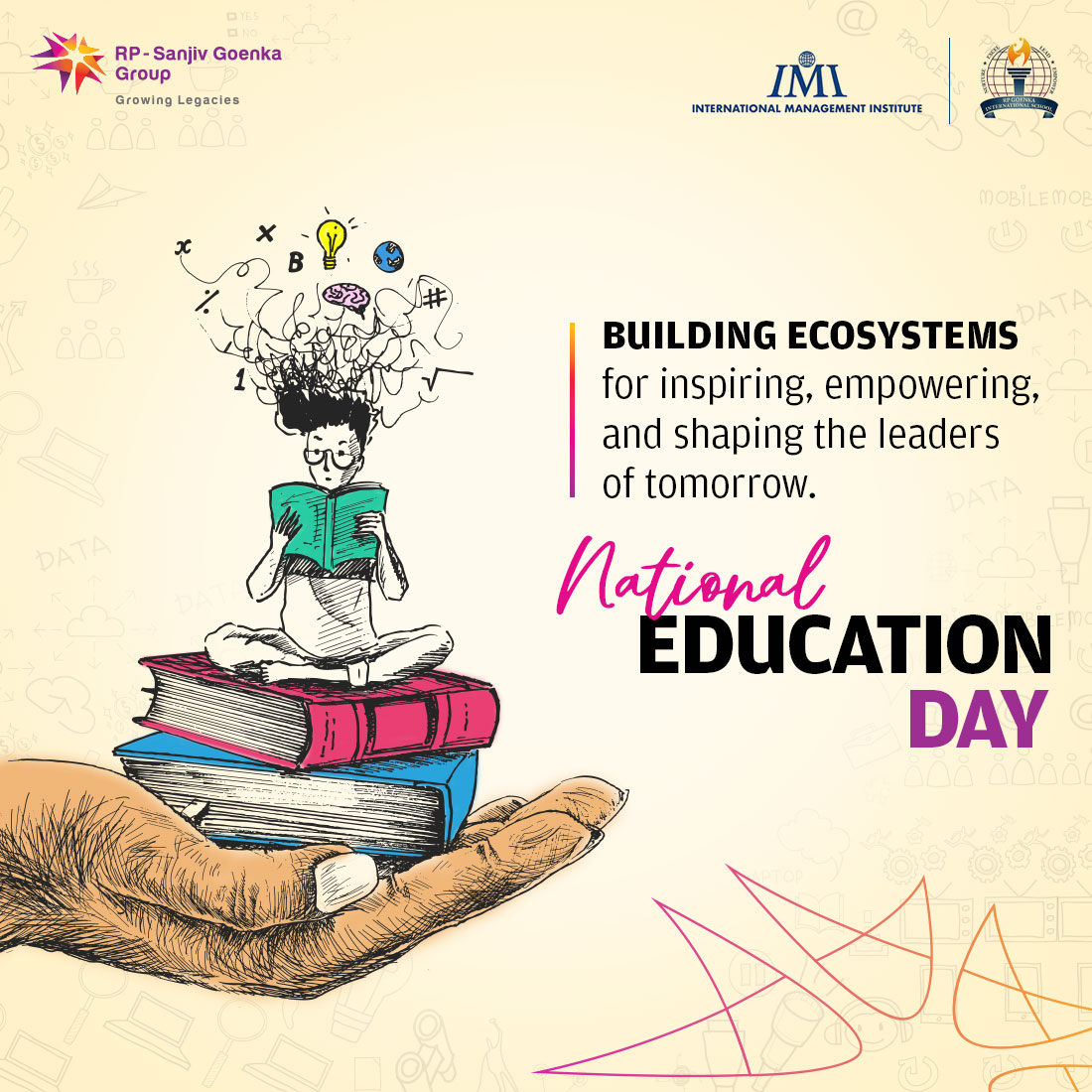 rpsggroup's tweet photo. Shaping the minds of those who will shape growth for our nation and the world.
@DrSanjivGoenka
#RPSGGroup #NationalEducationDay #RPGIS #RPGoenkaInternationalSchool #IMINewDelhi #LifeAtIMI #GrowthDrivenByPeople https://t.co/bH8fHTjJ7a