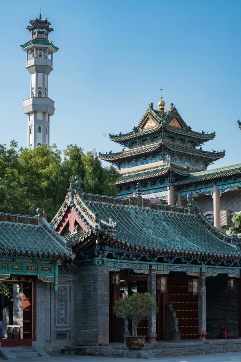 youngk333666's tweet photo. 郑州北大清真寺始建于明代，是中华文化兼容并蓄的范本。 https://t.co/opSOvDxjsA