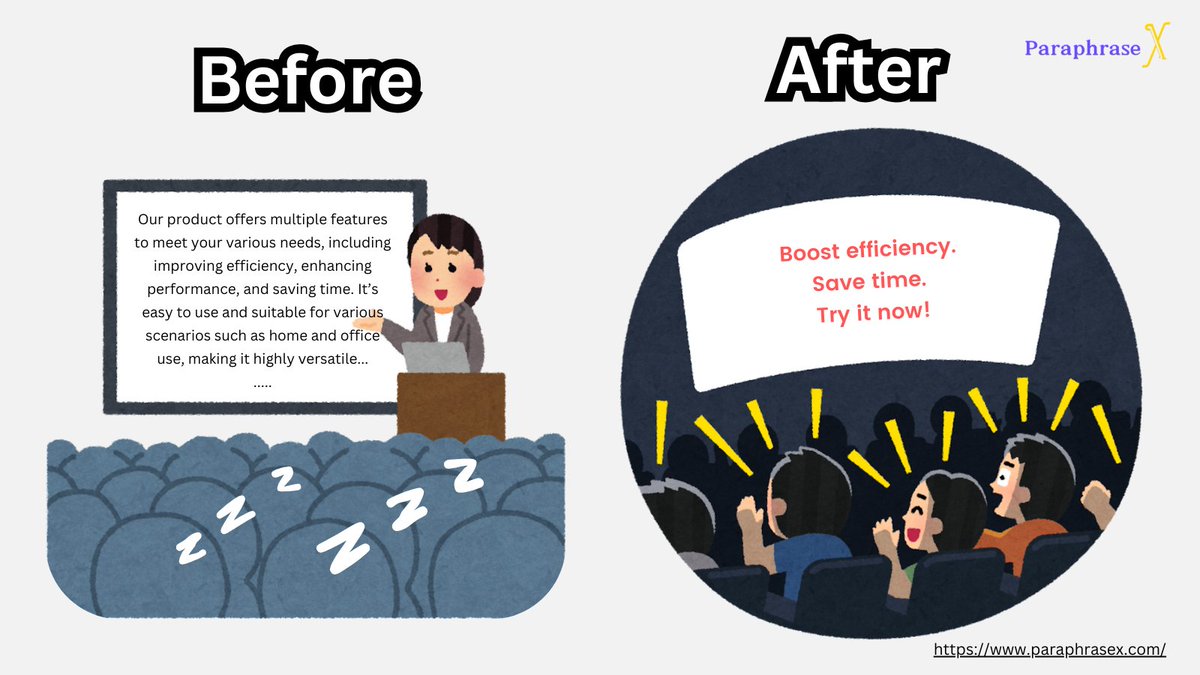 SRH2026SRH's tweet image. 🚀 Want your ads to stand out? Simplicity is key!

Use concise, impactful copy to grab attention instantly and make every second count.
✅ Keep it simple, make your message clear!
#AdCreativity #Copywriting #MarketingTips #LessIsMore

Type your paraphrase&amp;gt;&amp;gt;paraphrasex.com