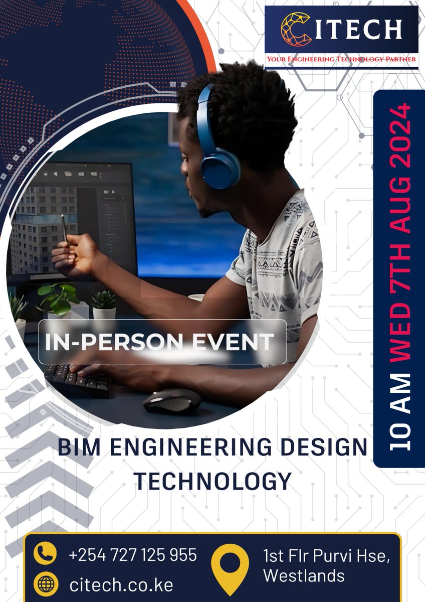 Citechke's tweet image. Good morning to you all!😃
We hope you are well rested. 🙏
Another week starts meaning another day to excel and improve 💪
Introducing Autocad training on 18th Nov from 1pm to 4pm
For more info, call us on 0727125955

#engineering #design #CITECH #TrendingNow