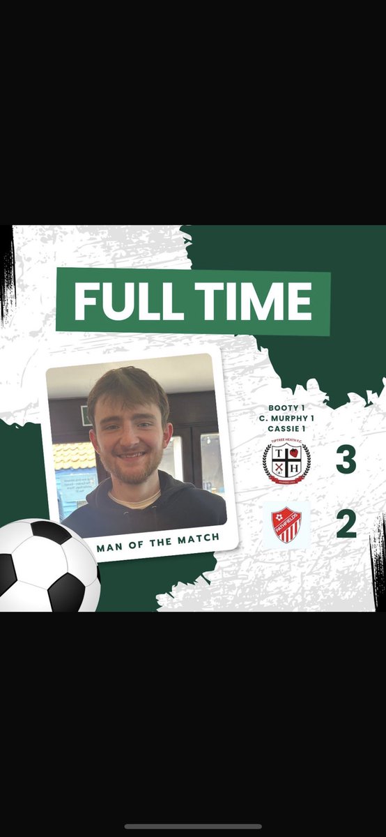 We escape a tricky game in the county cup where we come out 3-2 winners , took a comfortable 2-0 lead early on but the visitors fought back and made it 2-2 just before the break, but the boys dug and scored a last minute winner to take us through to next round, up the Heath 🍓🟢