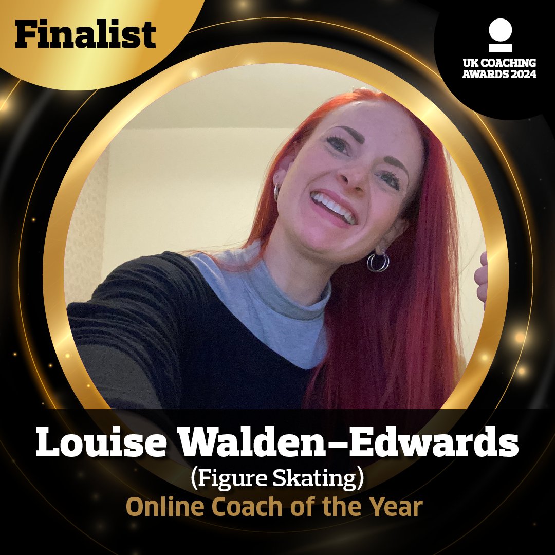 #UKCoachingAwards 🏆 

Introducing our finalists 🎉

Online Coach of the Year

Louise has broken down tech &amp; participation barriers to support participants from 7 - 81 yrs in figure skating &amp; fitness coaching
Full bio 👉 bit.ly/33gSiat
<a href="/BritishIceDance/">Louise WaldenEdwards</a> @britishIceSkate
