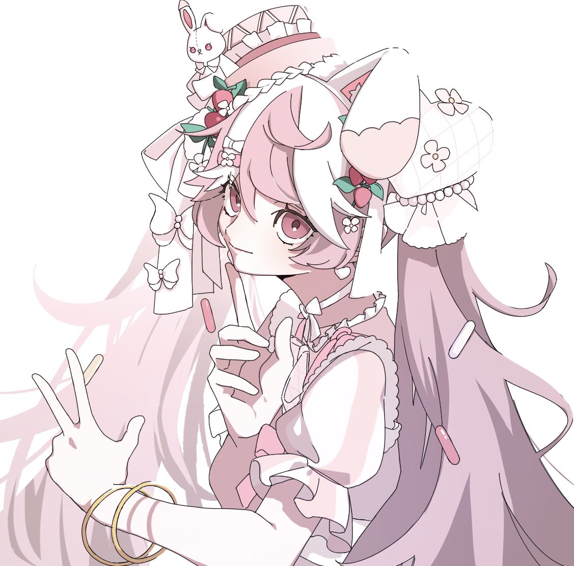 お友達に描いた誕生日絵の経過
ラフ→線画→塗り→仕上げ