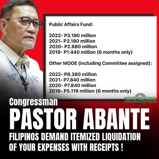 Totoo talaga ung kasabihan na..kung sino pa ung nagmamalinis, ay sya ung daming putik o bahong itinatago!
Benny, it's your time to shine!
We deserve to know the truth.

Di mo PERA yan.