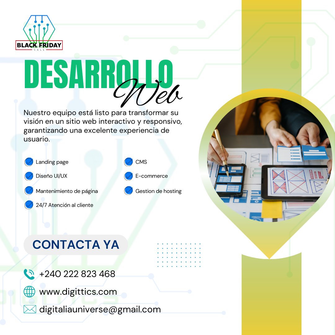 Digittics's tweet image. ¡Transforma tu sitio web! 🚀✨
Te ofrecemos un servicio de desarrollo web personalizado. 🌐❤️

No dejes que tu competencia te supere. ¡Contáctanos hoy y da el primer paso hacia el éxito digital! 💼💪

#DesarrolloWeb #MarketingDigital #AtracciónDeClientes #digiticsuniverse