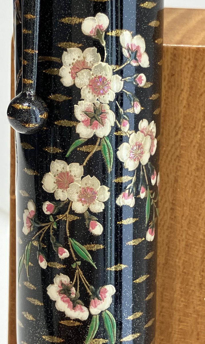 4階万年筆】#Namiki #Emperorcollection #枝垂れ桜に楽鳥 字幅:中字Mが