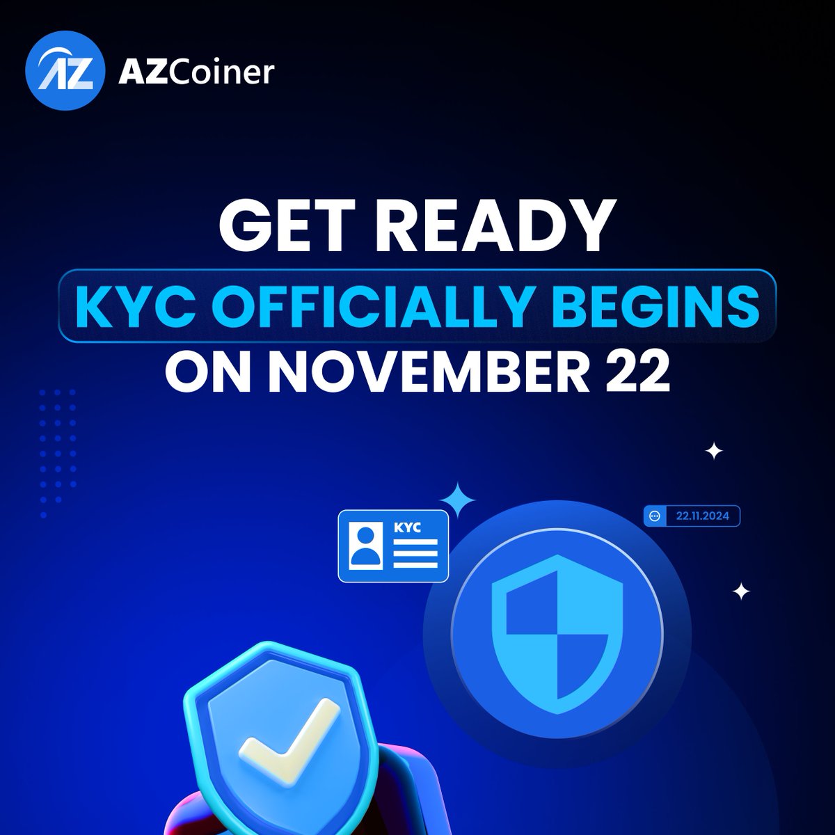 If you are waiting for the KYC day, comment with #AZCoiner 😍

#AZCoiner $AZC #KYC