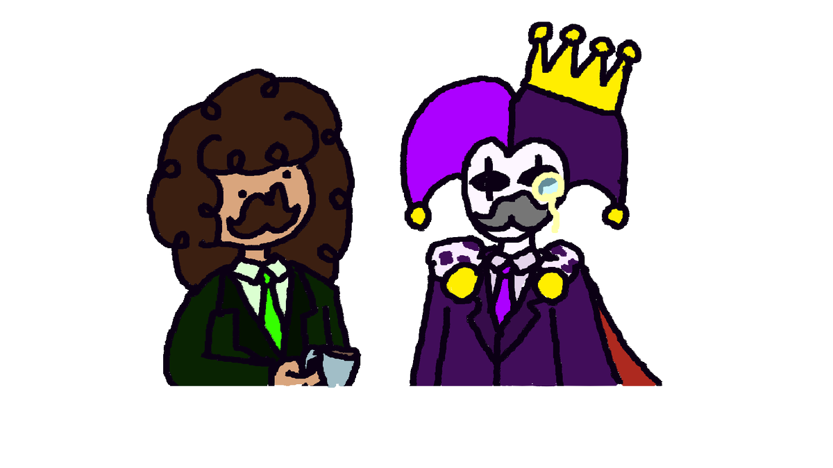 Enphyum's tweet photo. @Skullz_Skeleton I have to fight the british version of me and @Aliendoodad https://t.co/C6w3wL13jN