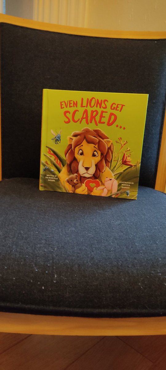 Really pleased that my copy of Even Lions Get Scared has arrived. Written by Dr Marcelle Moore who I trained with back in the day. It's a book based on research and practice. Aimed at younger children who experience everyday type anxieties. <a href="/UK_ACP/">ACP-UK</a> <a href="/UKDCP/">Division of Clinical Psychology</a> <a href="/MindCharity/">Mind</a>