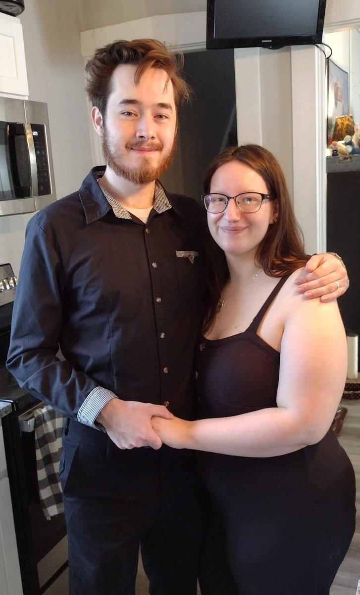 tarminart's tweet photo. Meanwhile, we both actually wore black and said our vows in our kitchen, to the romantic sound of our dishwasher running 😂 https://t.co/6Lt8Ztsei2