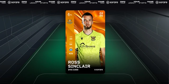 #Giveaway 

I will be giving away a 🟡 Ross Sinclair card!🔥

𝐓𝐨 𝐞𝐧𝐭𝐞𝐫:
🔻Like &amp; Retweet this post!
🔻Follow <a href="/onsrob35/">Rob Sorare trader</a> and <a href="/Trendemen/">Tren ~ Sorare trader!</a>!❤️
🔻Tag two friends in the comments.🙌

The winner will be announced on November 19!🤞🍀

Good luck!

#soraregiveaway #freecard #giveaways