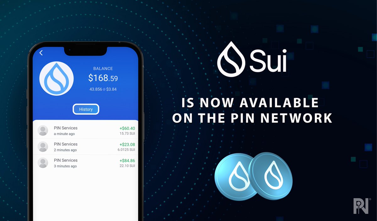 PayItNow_PIN's tweet photo. 🚀 Exciting News! #Sui is now LIVE on the #PIN_Network_App!
You can now seamlessly Buy, Sell, Swap, and Spend #Sui directly through the PIN App! 🌎📲
Note: Bridging onto the PIN App is not yet available, but it’s coming very soon – stay tuned! https://t.co/0s8Ud0cncZ