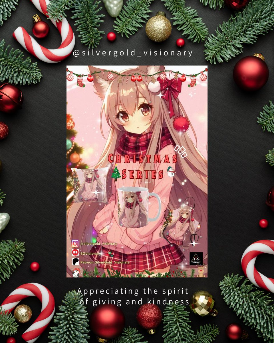 SGoldVisionary's tweet photo. Christmas Series

Cute Kawaii Girl Posters &amp; Mugs

https://t.co/mdIWUj4h96

#AnimeMugs #CatGirl #CuteAnime #AnimeMerch #HomeDecor #ChristmasGifts #HolidayDecor #AnimeArt #GiftIdeas #AnimeLovers #CatLovers #RedbubbleDesign #AnimeGiftIdeas #FestiveSeason  #KawaiiArt  #CuteAndCozy https://t.co/MAc5a2nEAf