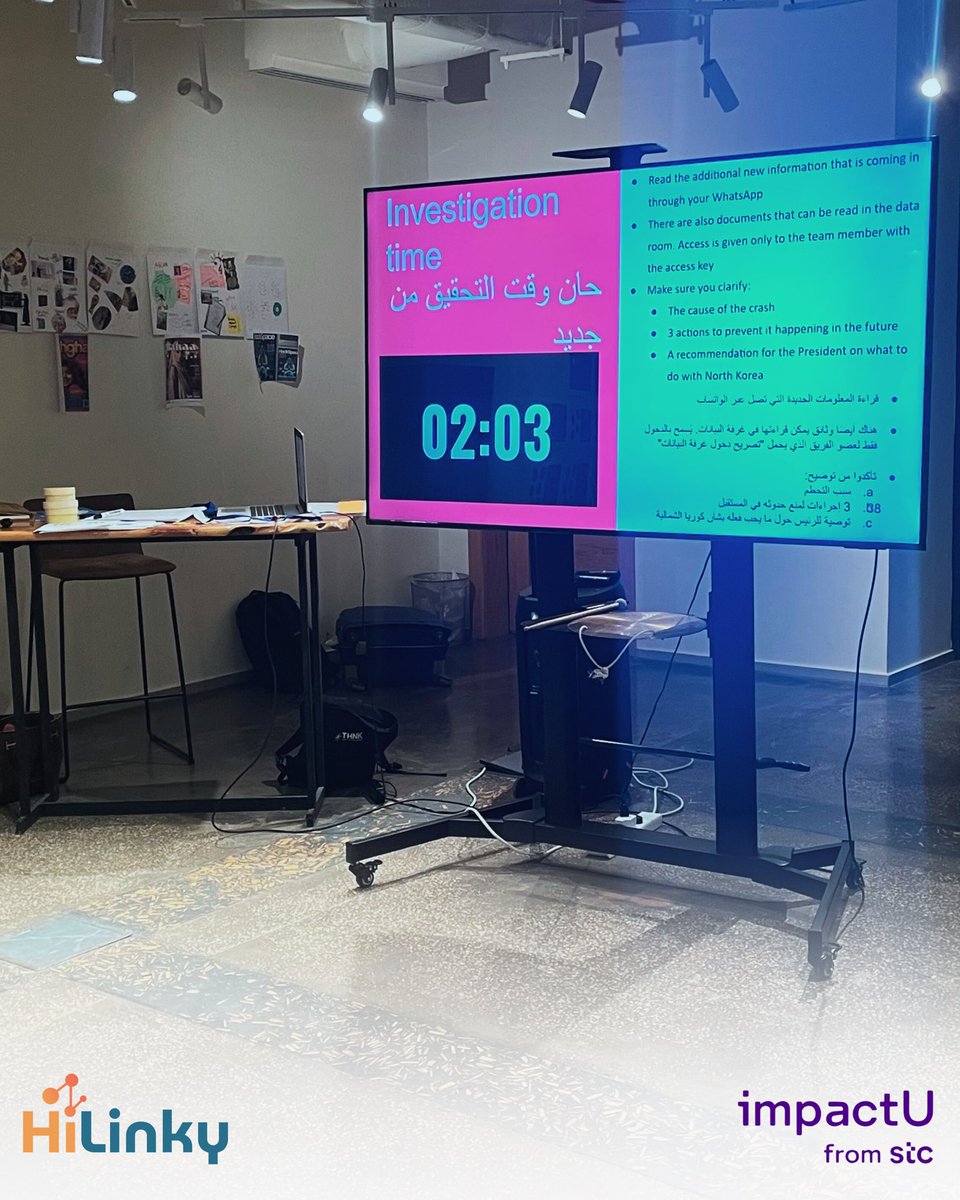 hilinky_sa's tweet photo. Deep investigation of the plane crash case with @THNKschool ✈️🌋

Here we learn to look at the challenges in startups from different sides and understand all the requirements accurately to deal with it and find the best solution

@impactU_fromstc https://t.co/BHpSyUqDUA