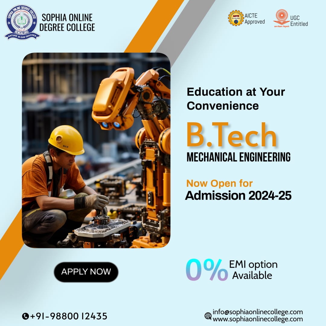 SophiaonlineDeg's tweet image. Ready to Engineer Your Future? 🛠️
 
Our online B.Tech in Mechanical Engineering is designed for aspiring engineers
 
 wa.me/+91-9880012435
sophiaonlinecollege.com

#OnlineBTech #EngineeringDegree #StudyOnline #SophiaCollege #EngineeringDreams #OnlineLearning