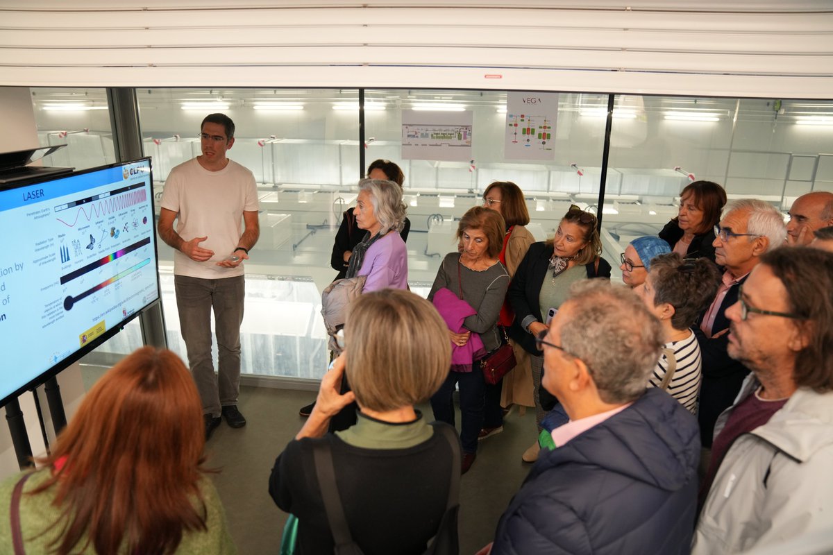 En la conmemoración del #DiaDeLaCiencia nos unimos a la iniciativa #EspaciosDeInnovaciónAPTE con una jornada de puertas abiertas en el <a href="/clpu_icts/">Centro de Láseres Pulsados</a> para mostrar la ciencia que impulsa el desarrollo
¡Gracias a todos los participantes y a los compañeros del CLPU!
#LosParquesAportan