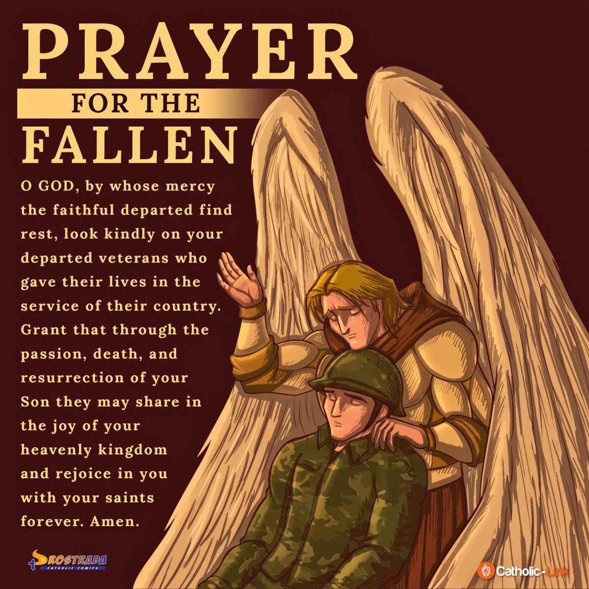 prostradacomics's tweet photo. Blessed #VeteransDay
Let us pray for our fallen heroes.

#GodBlessAmerica #MakeAmericaPrayAgain #GodBlessTheUSA https://t.co/hl1T6F0gqa