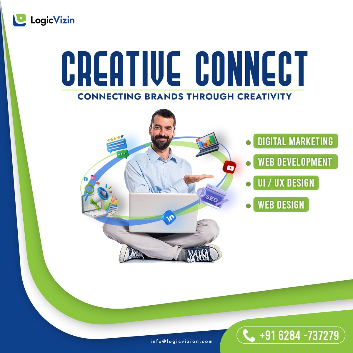 #LogicVizin enhances #digital #marketing, #web #development, #SEO, and #uidesign /UX design with innovative strategies with cutting-edge technology for #BusinessGrowth growth.