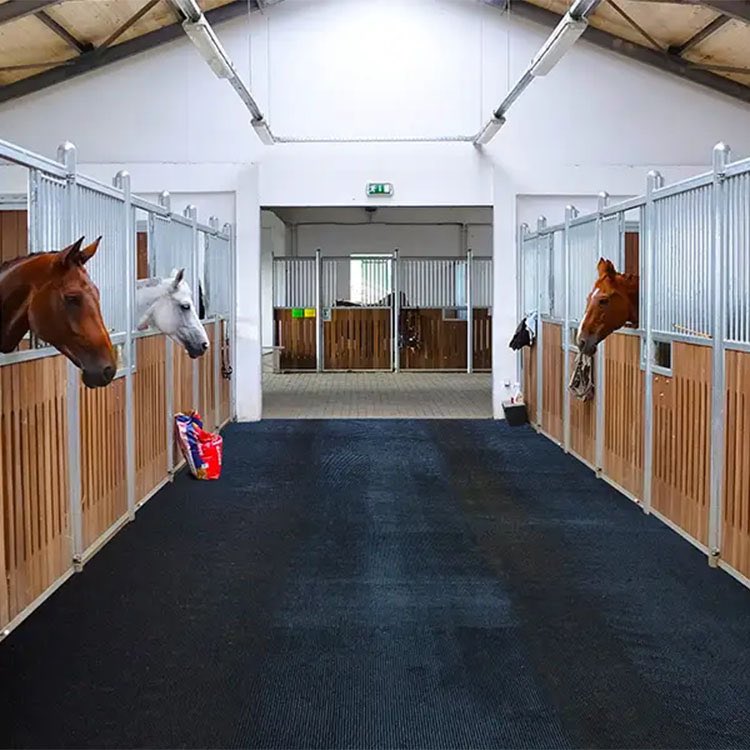 Oliveryang0202's tweet image. Embrace the strength of our Rubber Mat, featuring a Honeycomb Origin Groove Dot design, perfect for your stable and animal matting needs. Available in elegant Horse Black, it provides comfort and stability in dimensions of 1000mm x 2000mm or 1830mm x 1220mm. #HorseMat #RubberMat