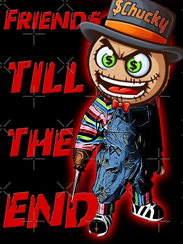 Sammm_0024's tweet photo. @TheDooNFT @kentimsit @kris @Pampadalampa $CHUCKY Can't stop, Won't stop, because we're Friends Till The End! ๐ช๐ฉธ And we're adding 2 new friends to the #Dooligans Fam! ๐ช #CRO #CroDoo https://t.co/73HR8TTary
