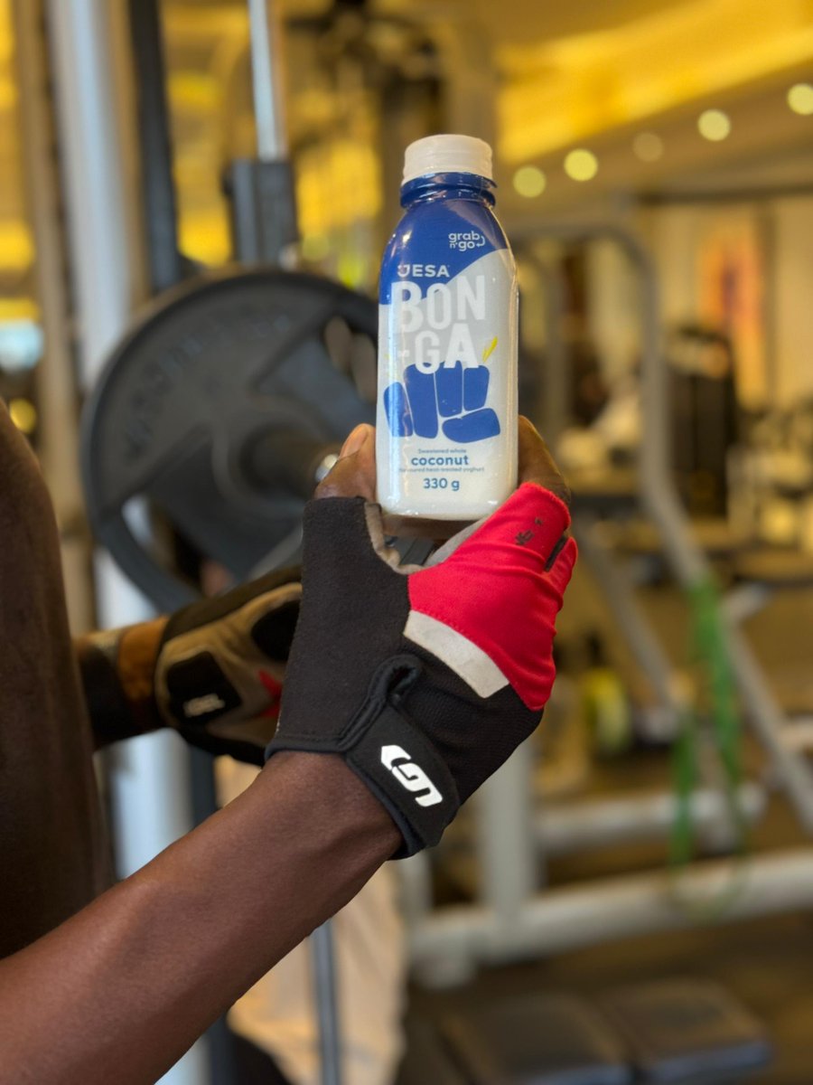 jesadairy's tweet photo. Power up your workout with JESA Bonga! ���� Our postbiotic-packed yoghurt fuels your body, supports gut health, and keeps you going strong. Take your fitness to the next level with a delicious, nutrient-dense boost! #JESABongaYoghurt #FuelYourWorkout #GutHealth #PowerUp https://t.co/EjPn4f3Z4C