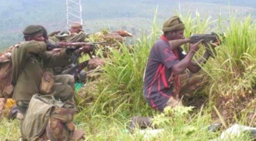 mediacongo's tweet photo. Guerre à l'#Est de la #RDC : Des affrontements intenses, entre les forces de la coalition #RDF-#M23 et les #Wazalendo sont signalés depuis très tôt ce matin sur plusieurs fronts notamment à #Bitonga, territoire de #Masisi et à #Shonyi et #Kavumu, dans le #Rutshuru ! https://t.co/a2oLrzZkkh