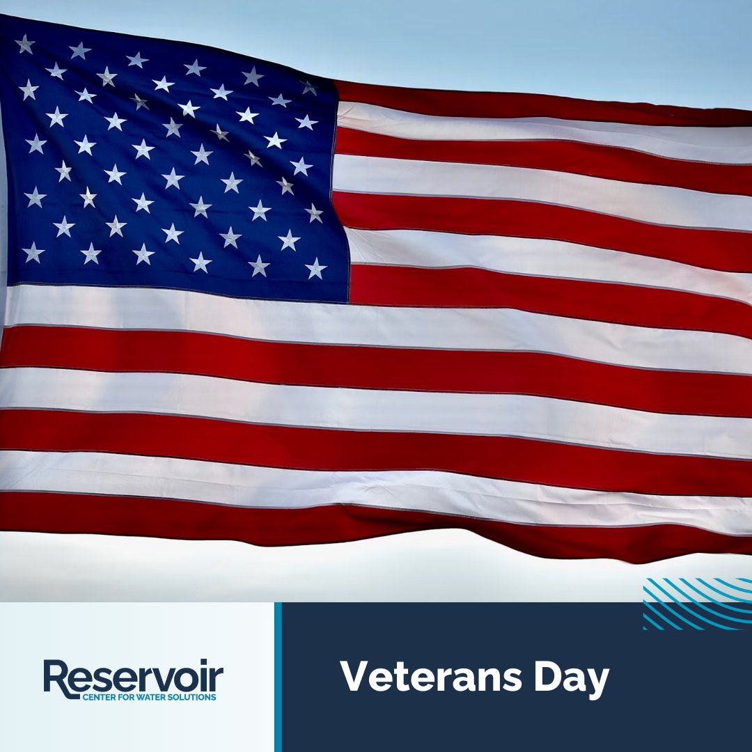 Reservoir Center for Water Solutions (@reservoircenter) on Twitter photo Today we honor and thank our veterans for their service and sacrifice. A special salute to the veterans who continue to serve their communities through careers in the water sector, bringing their leadership, expertise, and dedication to protecting our nation's water resources. Today we honor and thank our veterans for their service and sacrifice. A special salute to the veterans who continue to serve their communities through careers in the water sector, bringing their leadership, expertise, and dedication to protecting our nation's water resources.