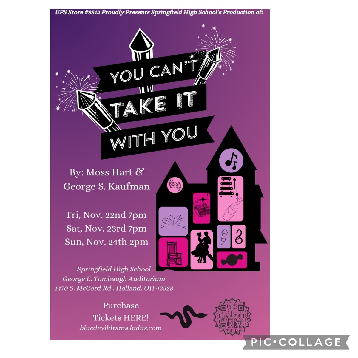 TICKETS ON SALE NOW!
bluedevildrama.ludus.com.
The students are working SO HARD! We can't wait to share this show with you!