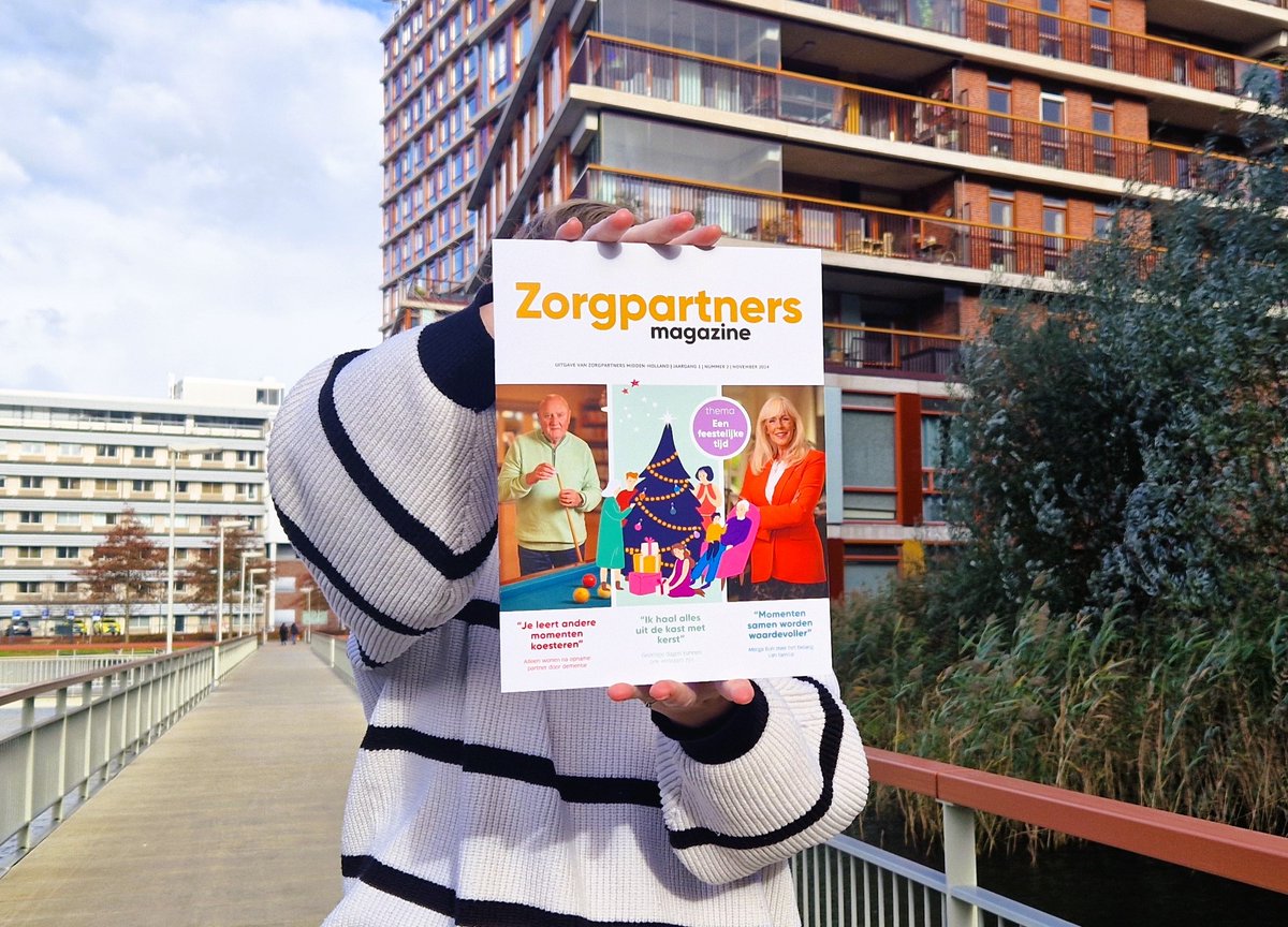 Wij hopen je met deze editie van Zorgpartners Magazine je de komende maanden tijdens de feestdagen een warm gevoel mee te geven. Maak iets moois van de komende tijd.😍 Al is het maar, omdat élke periode van het jaar dat verdient. Lees het magazine op zorgpartners.nl/magazine