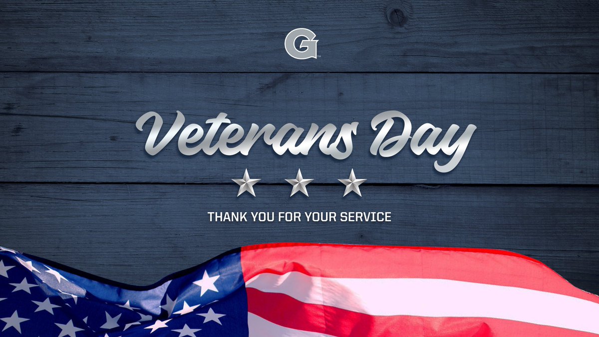 To the men and women who have served in the United States military, Georgetown Athletics thanks you for your service!

#HoyaSaxa #VeteransDay2024