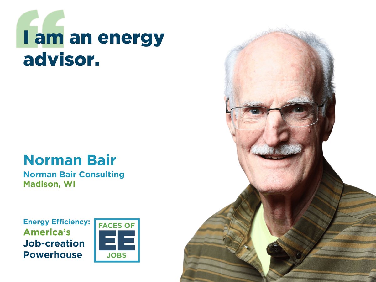 Norman Bair has been in energy efficiency for over 45 years, including volunteer services. He is passionate about addressing the climate change crisis and creating healthy, safe homes. 

Today we honor all he has done for the energy efficiency industry. #FacesofEE #VeteransDay