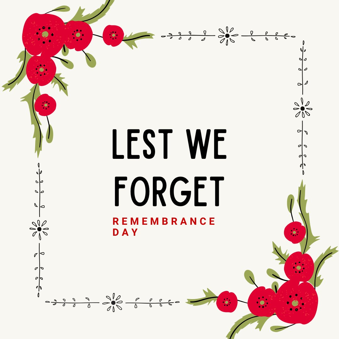 We will remember them.
Lest we forget.
#LestWeForget #CanadaRemembers #RemembranceDay