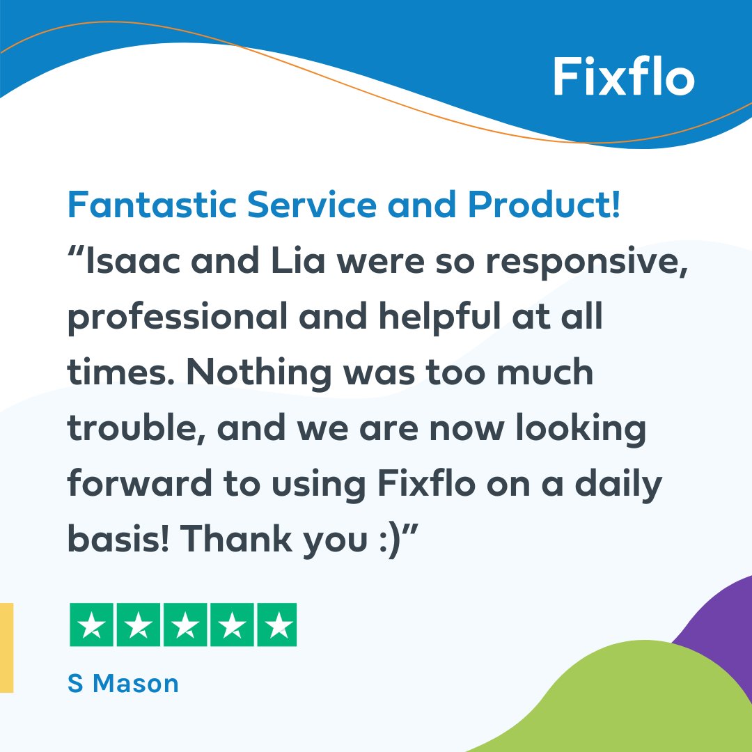 A truly heartwarming review, thank you! We hope you continue to love Fixflo 💙

We’re so grateful to have such a fantastic team working hard behind the scenes.

#CustomerReview #Appreciation #TrustpilotReview