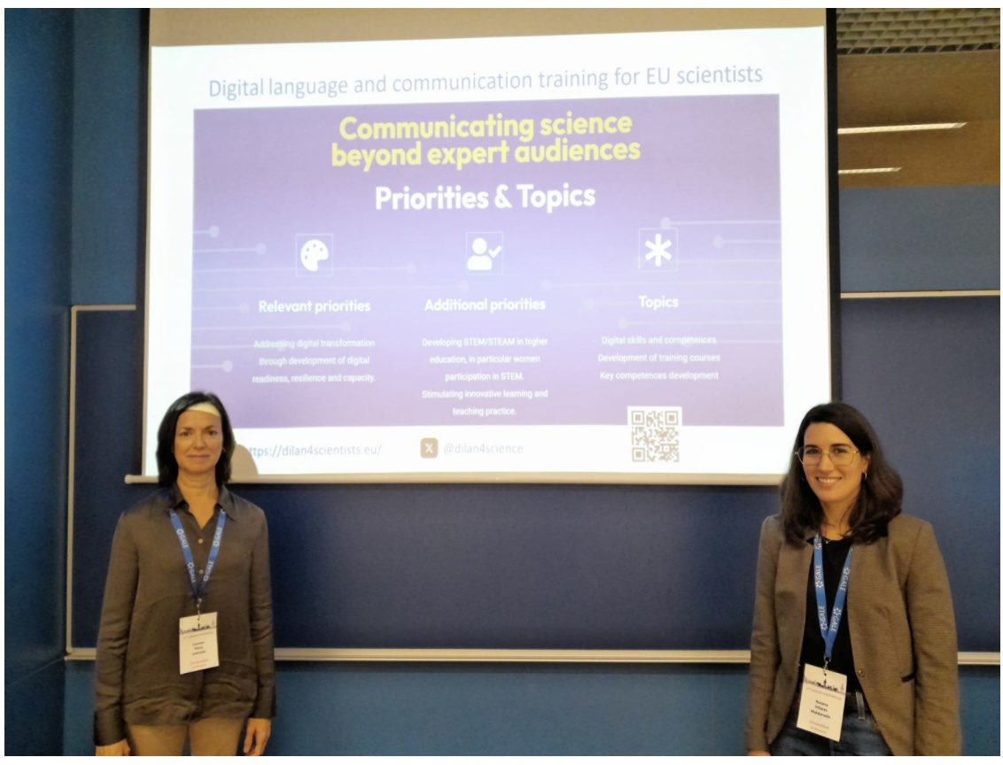 DILAN Campus Iberus (@dilan4science) on Twitter photo To address one of DILAN’s additional priorities, to develop STEM/STEAM higher education, and in particular, women participation in STEM, our colleagues <a href="/carmenpll2016/">Carmen Perez-Llantada</a> and <a href="/rosanavimal/">Rosana Villares</a> presented their study at the 47th International AEDEAN conference in Seville (Spain). To address one of DILAN’s additional priorities, to develop STEM/STEAM higher education, and in particular, women participation in STEM, our colleagues <a href="/carmenpll2016/">Carmen Perez-Llantada</a> and <a href="/rosanavimal/">Rosana Villares</a> presented their study at the 47th International AEDEAN conference in Seville (Spain).