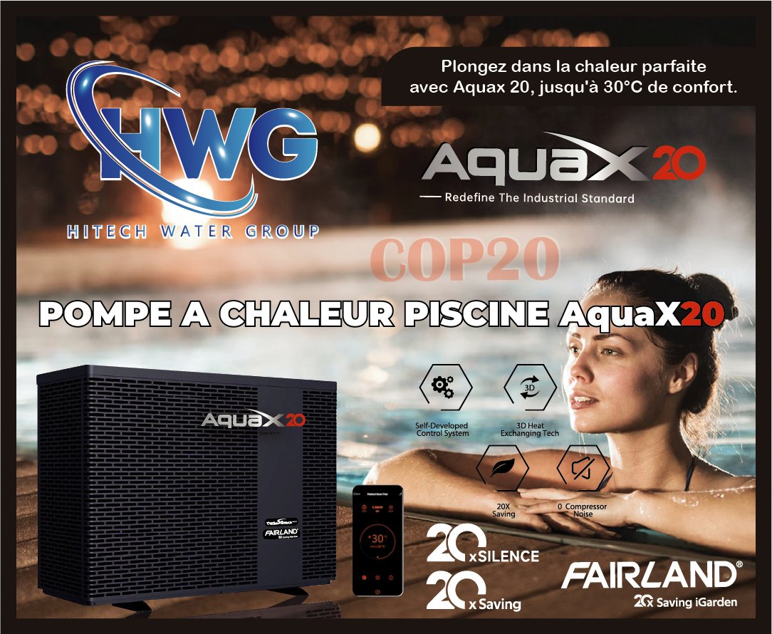 HWGmaroc's tweet image. POMPE A CHALEUR - AQUAX20  #HWGroup #aquax20 #Fairland #pompeachaleur #piscinechauffee
---
📞Tél : +212 5 24 35 62 84
📞Tél : +212 5 25 08 21 50
📞 WhatsApp : +212 6 25 12 60 26
📞 WhatsApp : +212 6 65 91 71 49
🌐 info@hwgroup.fr