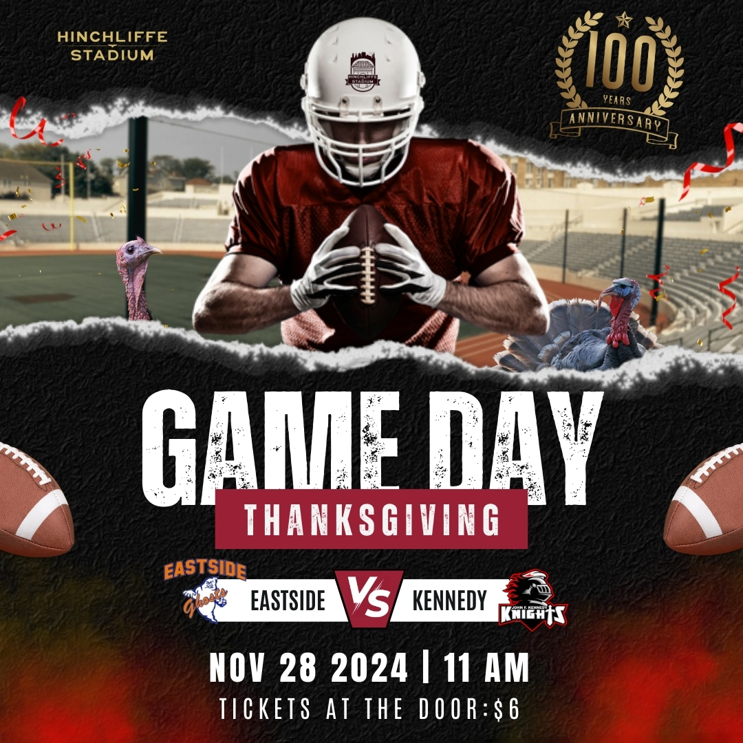 ✨ 100th Thanksgiving game - Eastside &amp; Kennedy High School! #hinchliffe #paterson #silkcity #realhistory #njhistory #ThanksgivingGame #EastsideVsKennedy #HighSchoolFootball #100thGame #Tradition #CommunitySpirit #patersonnj