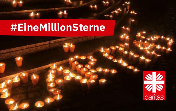 Etwa 300 Lichter erstrahlen am 16. November (ab 16.30 Uhr) auf dem Platz des Handwerks in Freital. Mit der Caritas-Aktion #EineMillioSterne“ setzen die Initiatoren ein Zeichen für eine gerechtere Welt und eine solidarische Gesellschaft.
