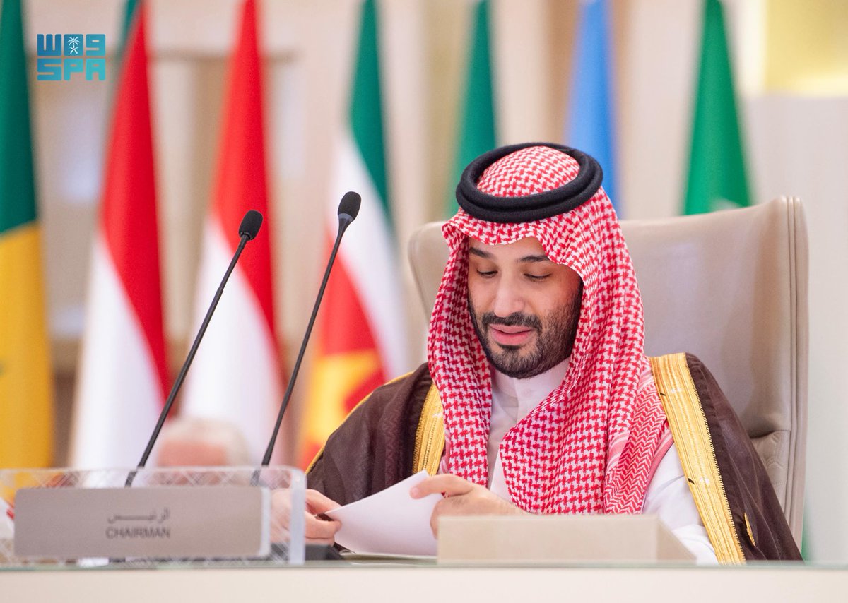 spagov's tweet photo. نيابة عن #خادم_الحرمين_الشريفين.. سمو #ولي_العهد يرأس ويفتتح أعمال #القمة_العربية_والإسلامية غير العادية بالرياض.
https://t.co/gYMjII5VK6
#واس https://t.co/KGD7QRvBeP