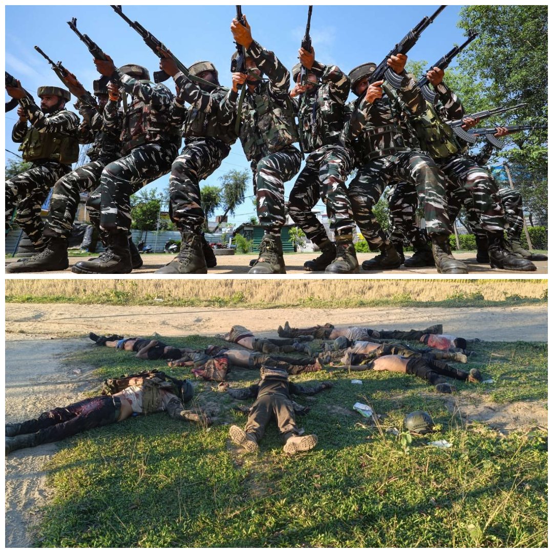 Manipur : #CRPF has neutralised 10 #Kuki terrorists in a gunfight; 1 CRPF Jawan KIA.