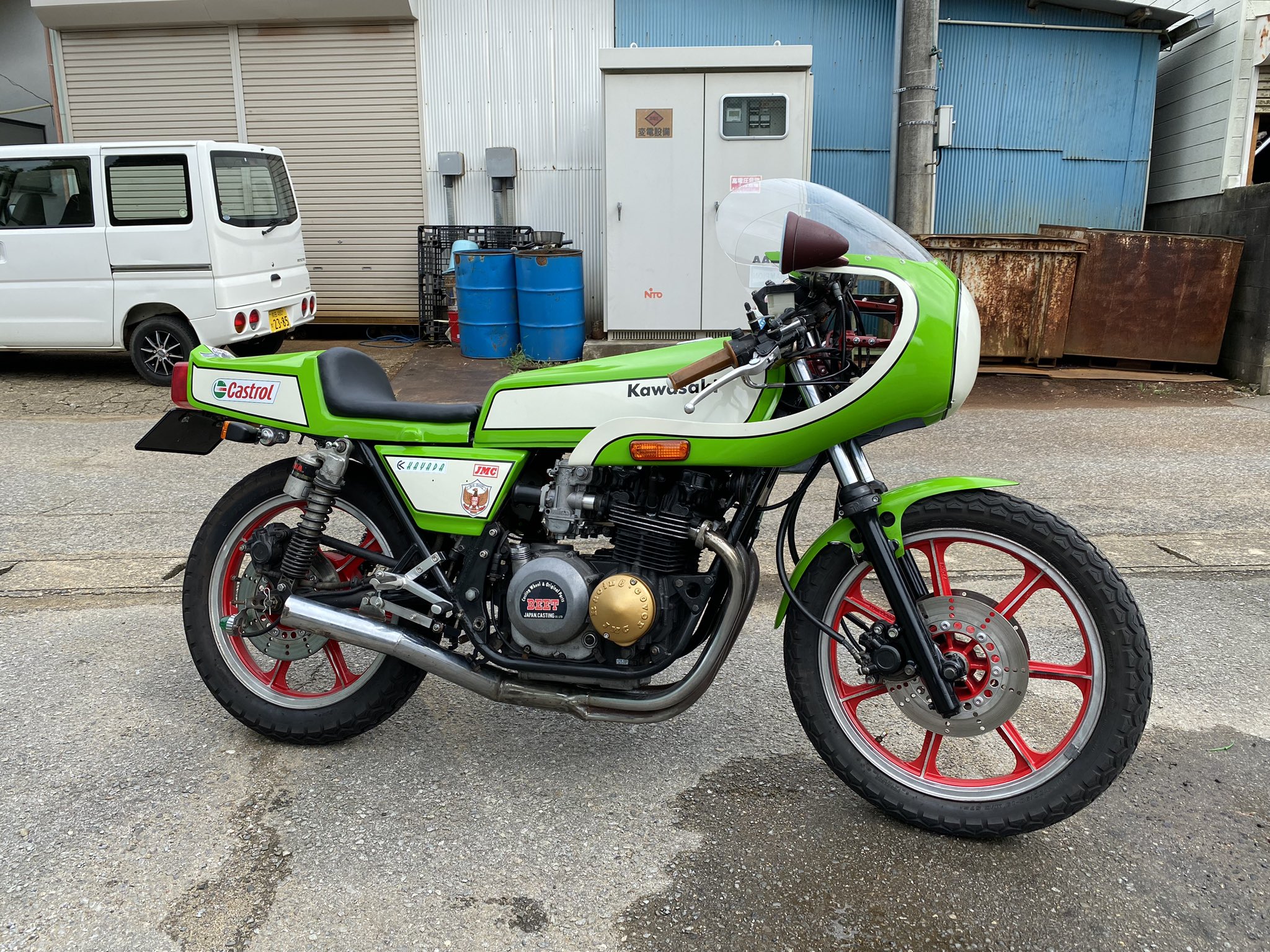 Z400FX ロングタンクカバー シングルシート 悪し Z400FX ロングタンクカバー シングルシート 悪し