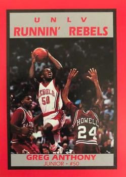 KingsofVegas__'s tweet photo. Some guys act tough, some guys are tough. @GregAnthony50 takes a hard fall to the face against rival @FSAthletics. His jaw, chin and face are wired shut. This @TheRunninRebels legend shows up to our next practice wearing a football helmet. Why? Cause he was captain and  loyal to team and family. #KingsofVegas
@MarchMadnessMBB #Champs