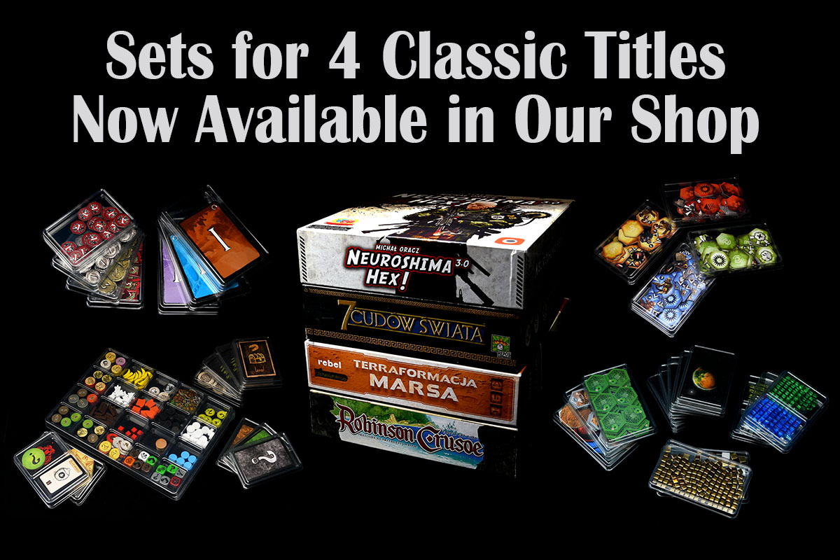 Cube4meShop (@cube4meshop) on Twitter photo Exciting news! Our card holders & trays now fit perfectly in 4 classic games! Extra room in the game box means you can store expansions too! We’ve added 6 more Euro game titles, with even more on the way. cube4me.com/new-tray-sets/… <a href="/Portal_pl/">Portal Games PL</a> <a href="/StrongholdGames/">Stronghold Games</a> Exciting news! Our card holders & trays now fit perfectly in 4 classic games! Extra room in the game box means you can store expansions too! We’ve added 6 more Euro game titles, with even more on the way. cube4me.com/new-tray-sets/… <a href="/Portal_pl/">Portal Games PL</a> <a href="/StrongholdGames/">Stronghold Games</a>