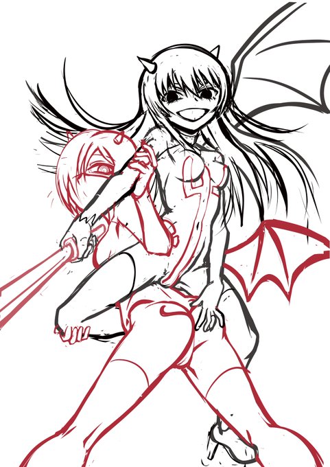 次のpixivリクエストのラフ～
淫獄団地 人妻JC化シリーズ
調教魔キリタニ、粘着魔ヌマジリ
リビドークロス「パンデモニウム」 