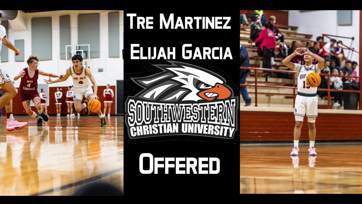 Thank you <a href="/SCU_HOOPS/">SCU HOOPS</a> ! Congrats <a href="/ElijahGarcia_0/">Elijah Garcia</a>  and Tre Martinez!