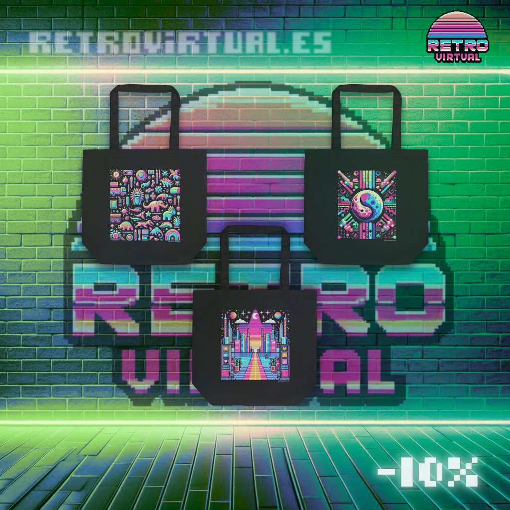 RetroVirtualX's tweet image. ✨¡OFERTAS DE LA SEMANA!✨

👾🚀 ¡Descubre las nuevas ofertas de la semana en la web de @RetroVirtualX!

☯️🦖🌆👕🌄👜🏙️🦕☯️
#Retrovirtual #OfertasDeLaSemana #ModaUnisex #PixelArt #MarcaDeRopa #Descuentos #EquilibroDigital #CiudadPixel #AventuraNocturna #DinoGame #ParaisoPixelado