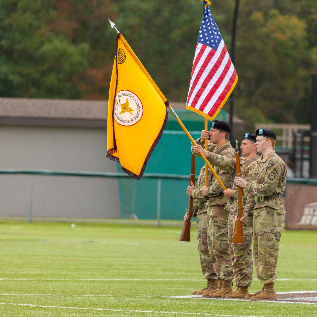 This Veterans Day, St. Bonaventure University honors all who have served our country. Your sacrifices and dedication to protecting our freedoms will never be forgotten. 

Today and every day, we thank you for your service!